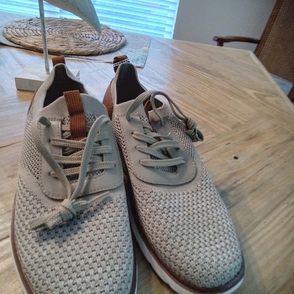 G.H. Bass & Co. Connor 2 KT Gray Casual Oxford Sneakers Size 9.5 New No Tag